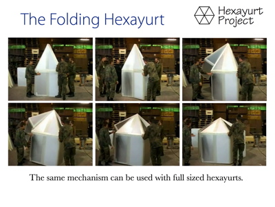Folding Hexayurts